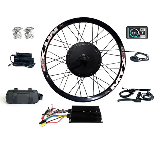 72V 3000W E-Bike Conversion Kit with 20Ah / 30Ah Lithium Battery