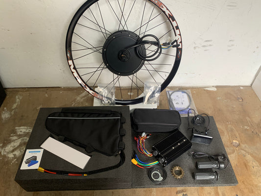 72V 3000W E-Bike Conversion Kit with 20Ah / 30Ah Lithium Battery